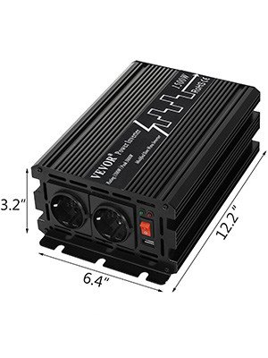 Spannungswandler Wechselrichter 12V DC to 230V AC  Modified Inverter  1500W   3000W