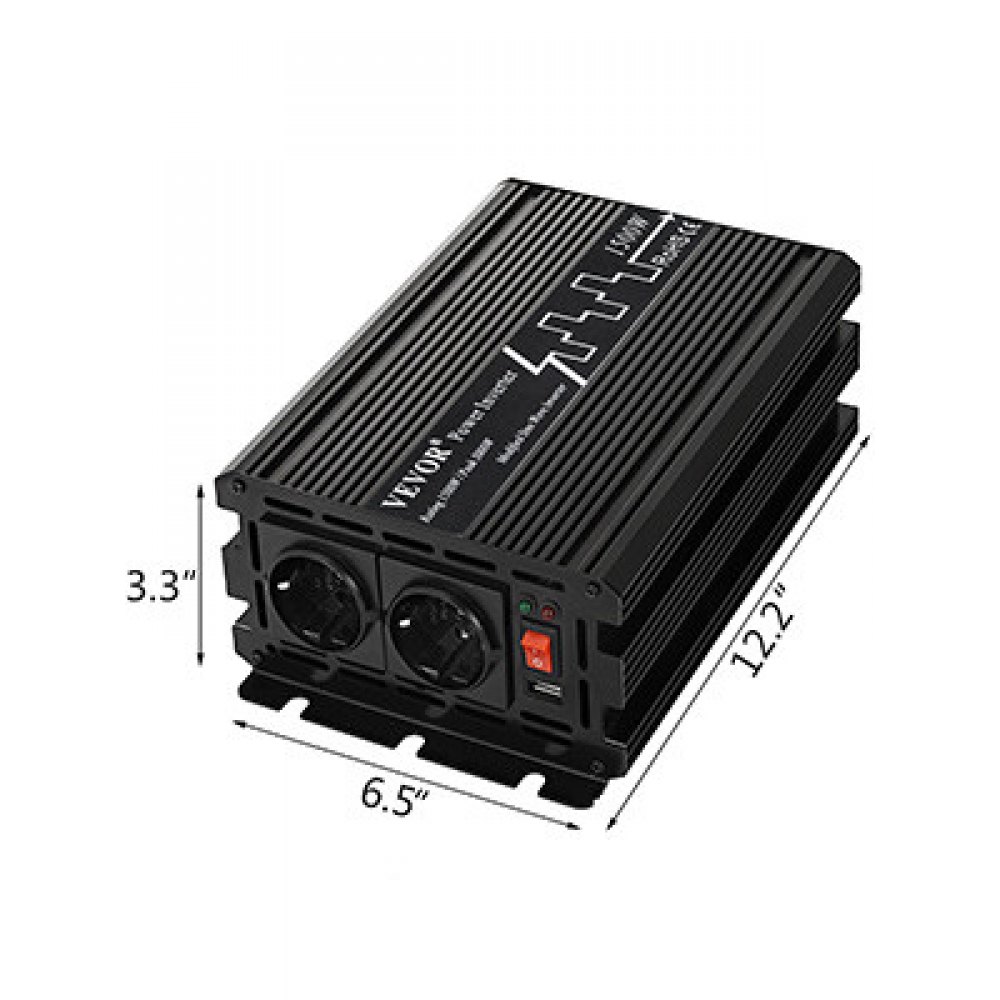 Spannungswandler 1500 3000 Watt 24v 230v Wechselrichter Softstart Neu