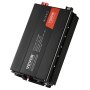 VEVOR Modified Sine Wave Inverter, 1500W, DC 12V to AC 230V Power Inverter with 2 AC Outlets 2 USB Port 1 Type-C Port 6 Spare Fuses, for Small Home Devices like Smartphone Laptop, CE FCC Certified