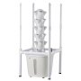 VEVOR Hydroponischer Turm 30 Pods, Hydrotower 6 Ebenen, Hydroponik-Anbausystem-Set mit LED-Pflanzenlampe, App-Steuerung, 20-L-Wassertank & Pumpe, Hydroponic Tower für Kräuter, Obst & Gemüse