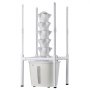 VEVOR Hydroponischer Turm 30 Pods, Hydrotower 6 Ebenen, Hydroponik-Anbausystem-Set mit LED-Pflanzenlampe, App-Steuerung, 20-L-Wassertank & Pumpe, Hydroponic Tower für Kräuter, Obst & Gemüse