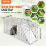 VEVOR humane Tierfalle für Waschbären, Murmeltiere, Gürteltiere, Kaninchen, Katzen und Opossums.