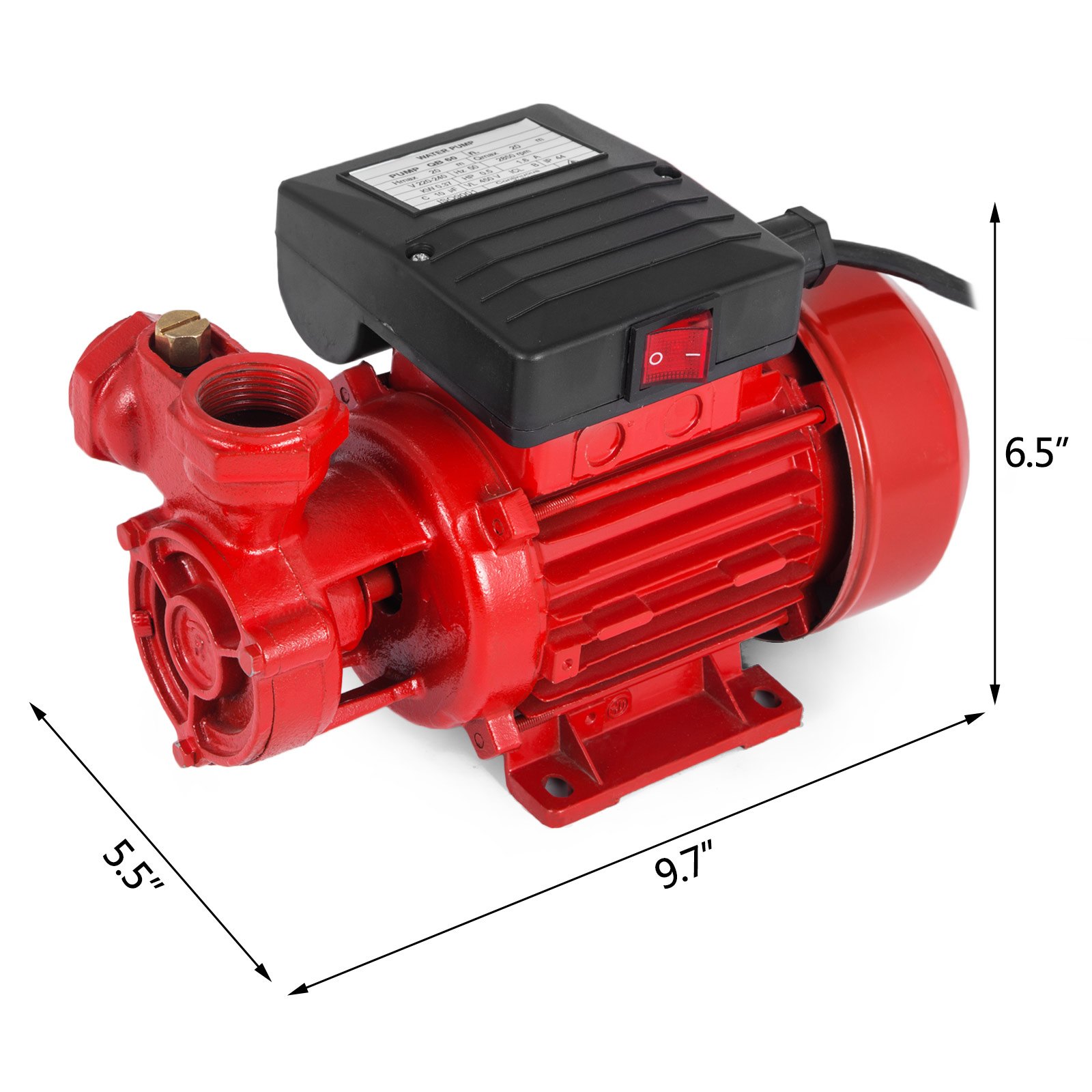 VEVOR Dieselpumpe DP40L mit automatik Zapfpistole 230V Kraftstoffpumpe Pumpe