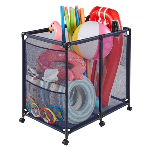 VEVOR Pool-Aufbewahrungsbehlter 93,5 x 61 x 90,4 cm, Aufbewahrungsbox fr Pools mit 6 Rollen, Netz-Organizer mit Metallrahmen & Seitentaschen, Organisationskorb fr Pool-Nudeln Schwimmausrstung | VEVOR DE VEVOR Pool-Aufbewahrungsbehlter 93,5 x 61 x 90,4 cm, Aufbewahrungsbox fr Pools mit 6 Rollen, Netz-Organizer mit Metallrahmen & Seitentaschen, Organisationskorb fr Pool-Nudeln Schwimmausrstung | VEVOR DE