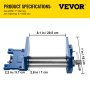 VEVOR Schraubstock Holzarbeiten 7" Backenbreite, Holzschraubstock Wood Vise zum Schneiden Bohren Hobeln Schleifen Festhalten, Vorderzange Werkbank Holzbearbeitung Heimwerk 8,1" Backenöffnung