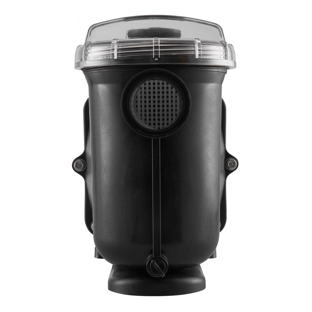 VEVOR Schwimmbadpumpe 1,5 PS, 100 GPM max. Durchfluss, Einzelgeschwindigkeits-Poolpumpe, 220 V, 2850 U/min, 15 m max. Förderhöhe, Filterpumpe mit Filterkorb, für Aufstellpools, Whirlpools, Spas