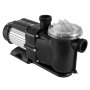 VEVOR Schwimmbadpumpe 1,5 PS, 100 GPM max. Durchfluss, Einzelgeschwindigkeits-Poolpumpe, 220 V, 2850 U/min, 15 m max. Förderhöhe, Filterpumpe mit Filterkorb, für Aufstellpools, Whirlpools, Spas