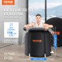 VEVOR Eisbadewanne Eistonne Sportler Kaltwassertherapie Aufblasbar 90x75cm 370L