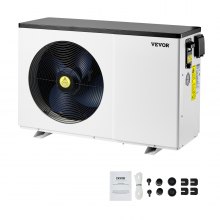 VEVOR Elektrische Pool-Wärmepumpe 3,22-15,25 kW Energiesparende variable Frequenz