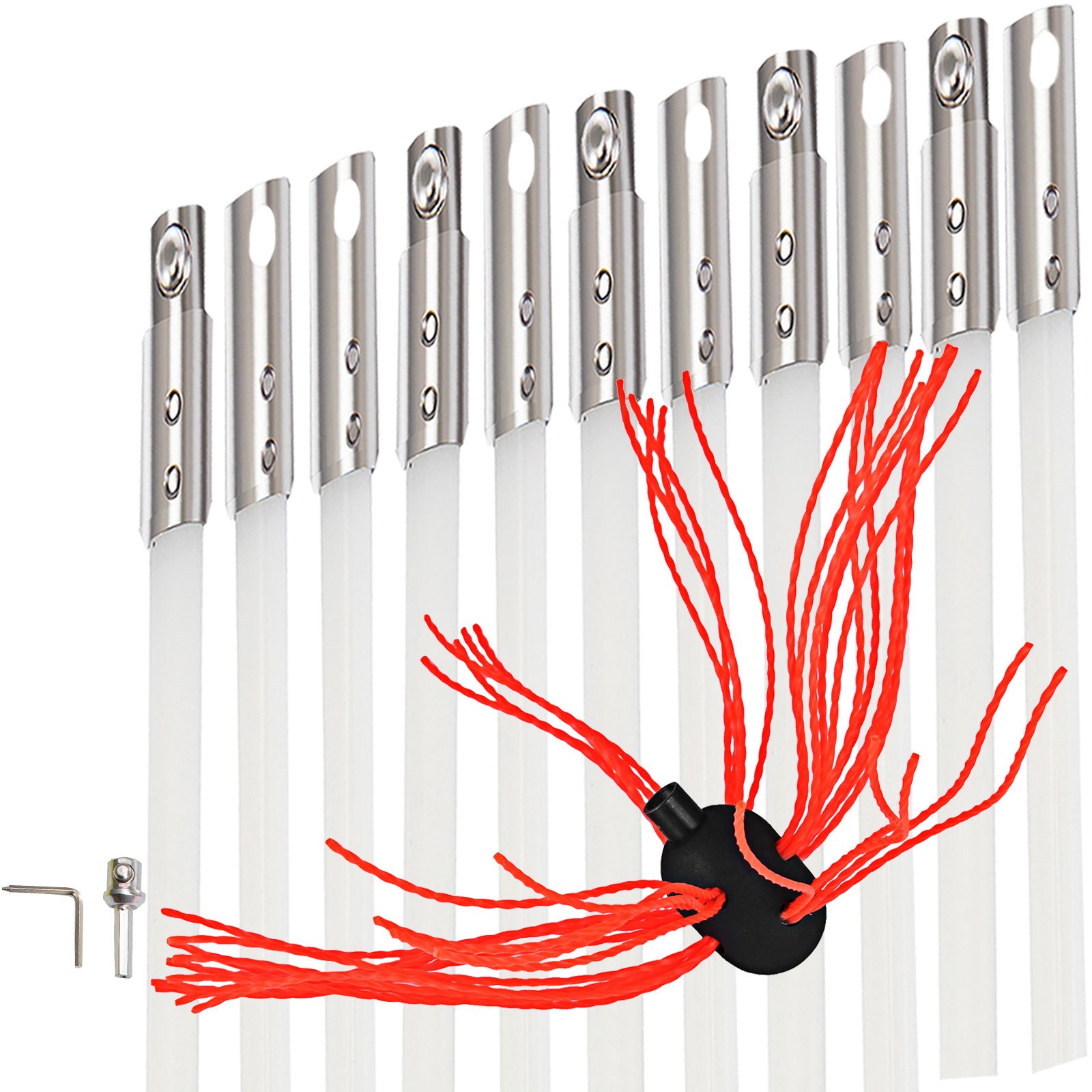 Schornsteinbesen Kaminbesen Rußbesen Schornsteinfegerbesen Schubstange Kehrbesen