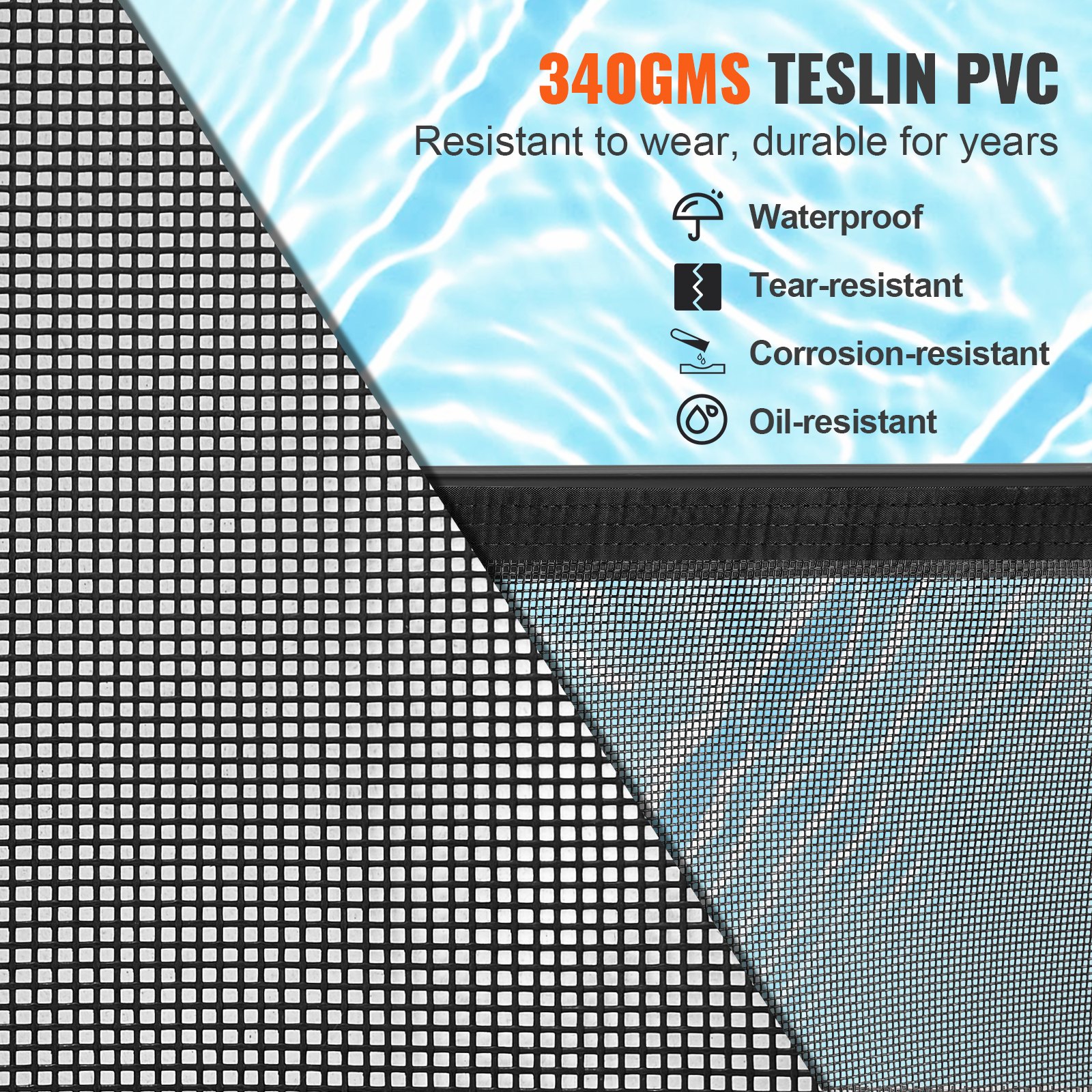 VEVOR Poolzaun-Tor, 1,21 × 0,76 m Pooltor für eingebaute Pools, Pool-Sicherheitszaun-Tor-Set mit Edelstahlriegel, abnehmbarer Kindersicherheits-Poolzaun, einfache DIY-Installation