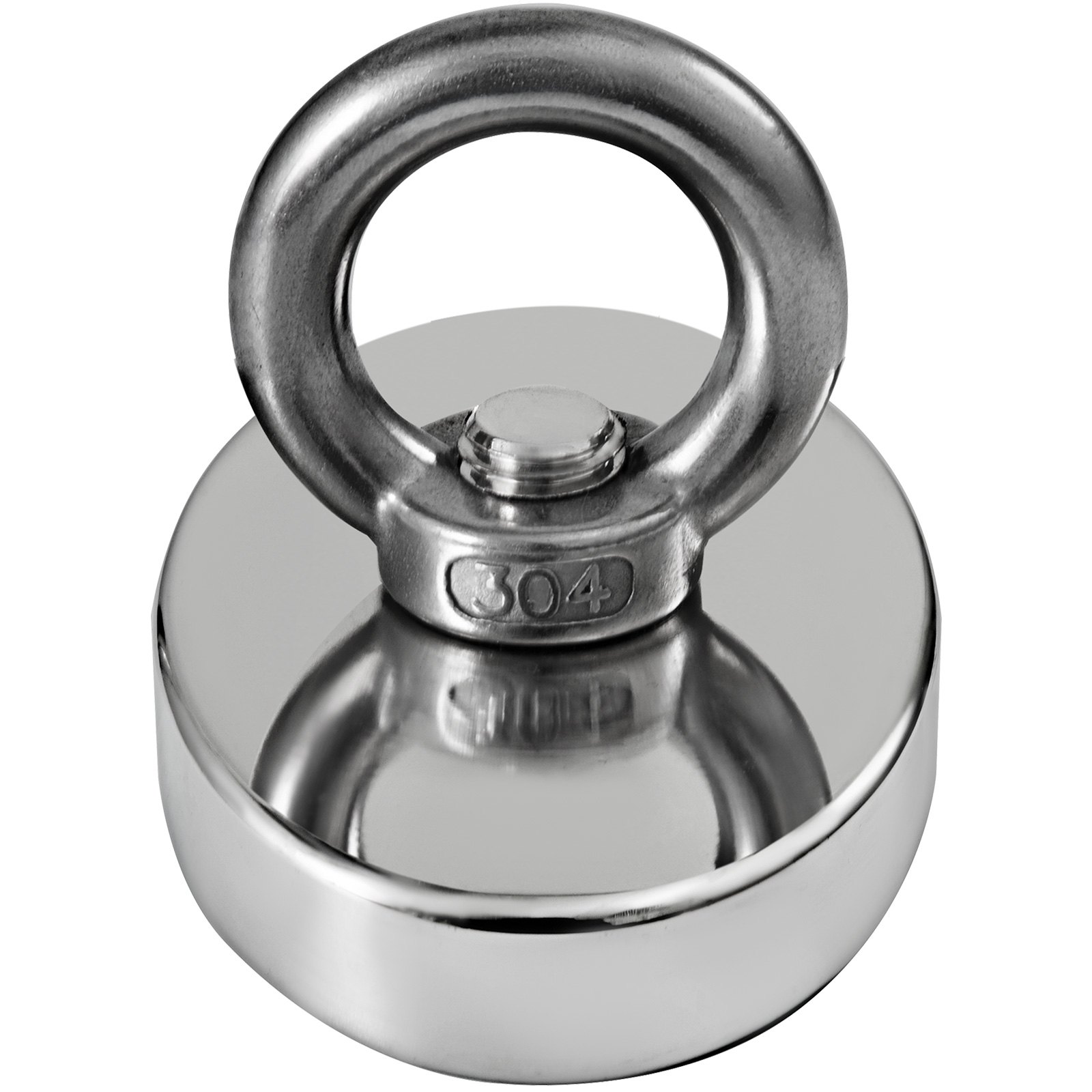 Neodym Bergemagnet Suchmagnet Set 136kg 60mm Magnetfischen Mit 19m Seil Koffer