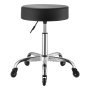 VEVOR Rollhocker 226,8 kg, Bürohocker mit Leiser Rolle, Drehhocker Höhenverstellbar, Ergonomischer Sitz aus PU-Leder mit Dicker Polsterung, 360° Drehbar, für Salon, Klinik & Arztpraxis