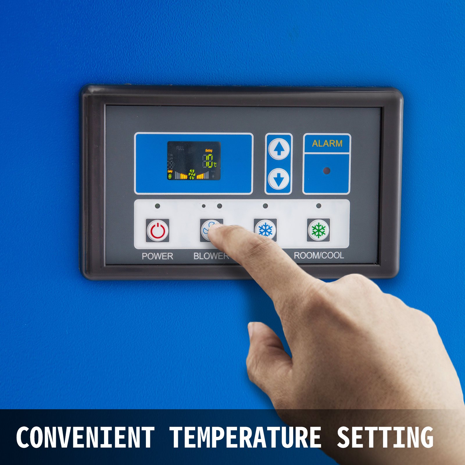 Kommerzielle Klimaanlage Industrieluftkühler Tragbar Kühler 2700 W Blau 220 V