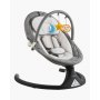 VEVOR Babyschaukel, 5-Gang-Babywippe mit 3 Sitzpositionen, Babyliege mit PVC-Touchpanel, Fernbedienung, Bluetooth, 10 Liedern & Spielzeugbügel für Kinder im Alter von 0–9 Monaten/0–9 kg