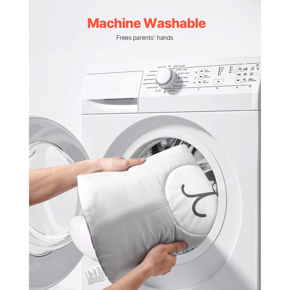 VEVOR Spielmatte 995x830x550 mm, Erlebnisdecke mit 5 sensorischen Spielzeugen, Baby-Aktivitätsmatte mit leuchtendem musikalischen Entenspielzeug für Neugeborene im Alter von 0–18 Monaten