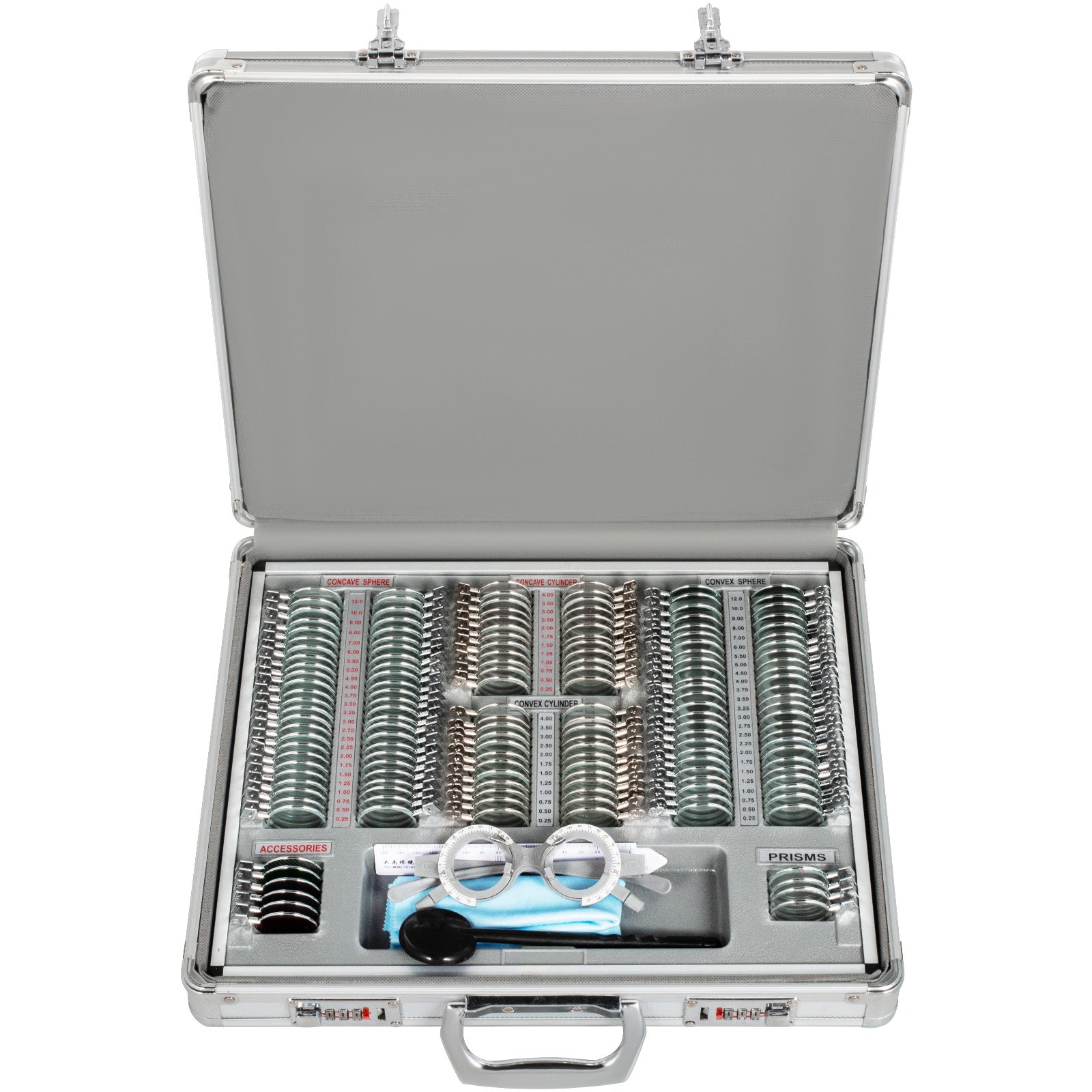 Trial lens set Optische Optik Versuchslinsenrahmen 158pcs Optical Trial Lens Set