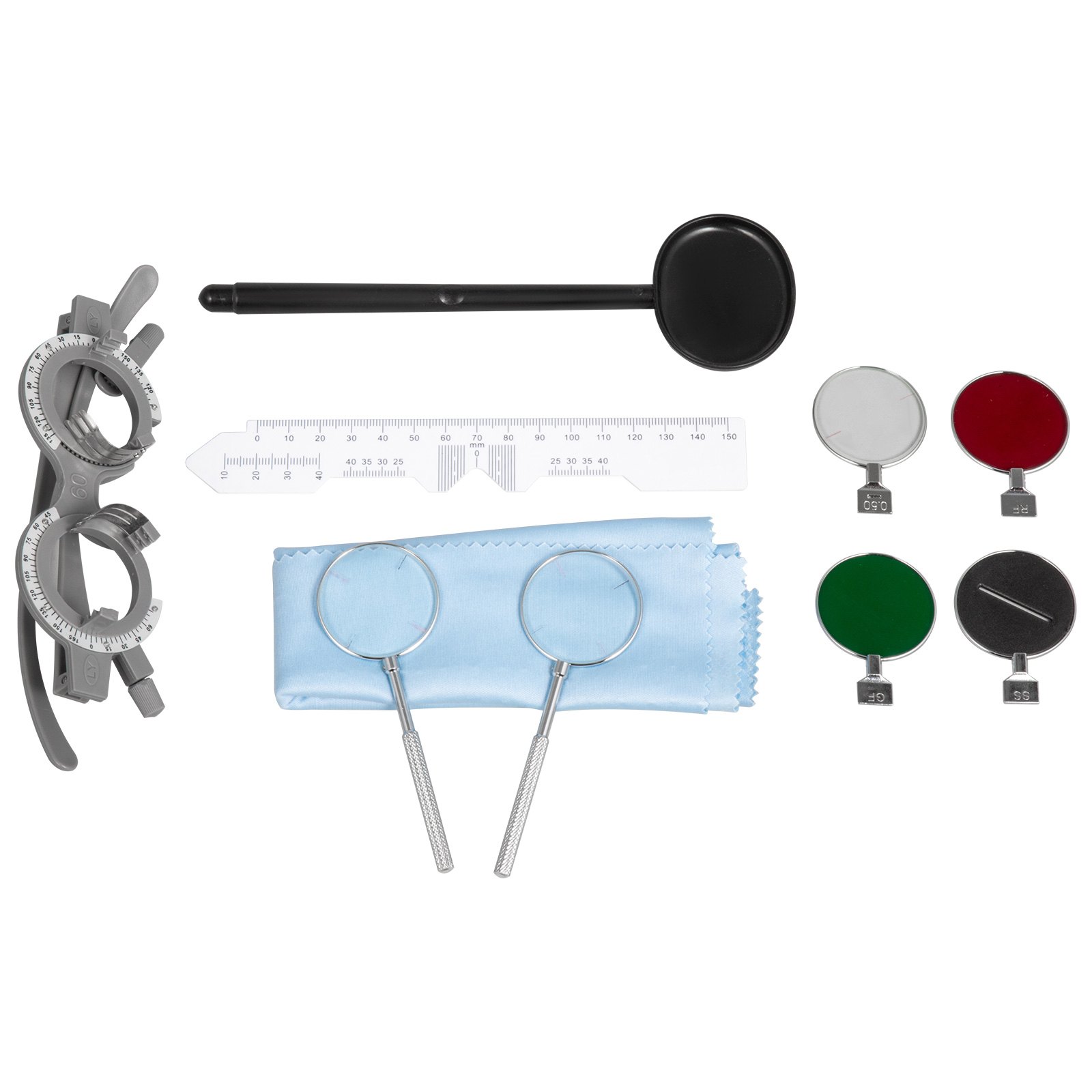 266pcs Trial Lens Metall Trial Lens Kit Optical Trial Lens Set Augenschutz