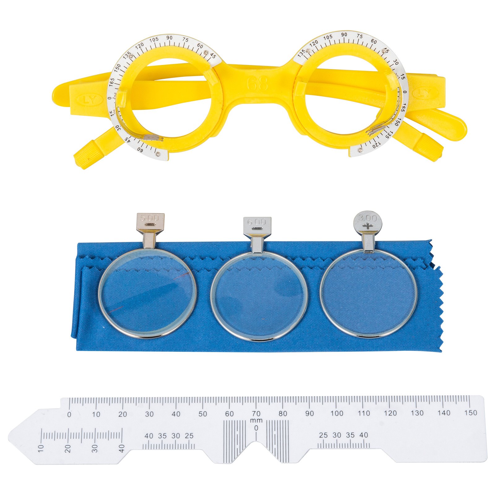 68pcs trial Lens Set Metallfelge Optometrie linse Versuchslinse optikgeschäfte