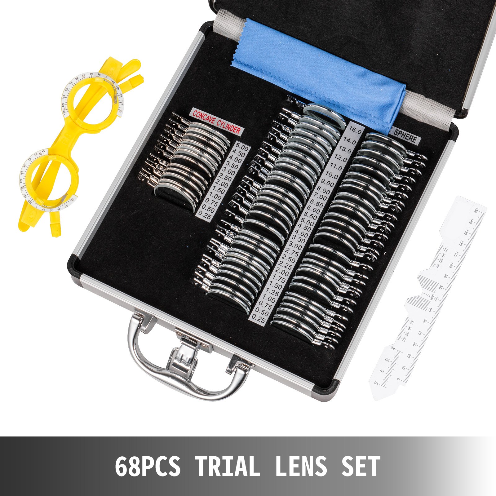 68pcs trial Lens Set Metallfelge Optometrie linse Versuchslinse optikgeschäfte