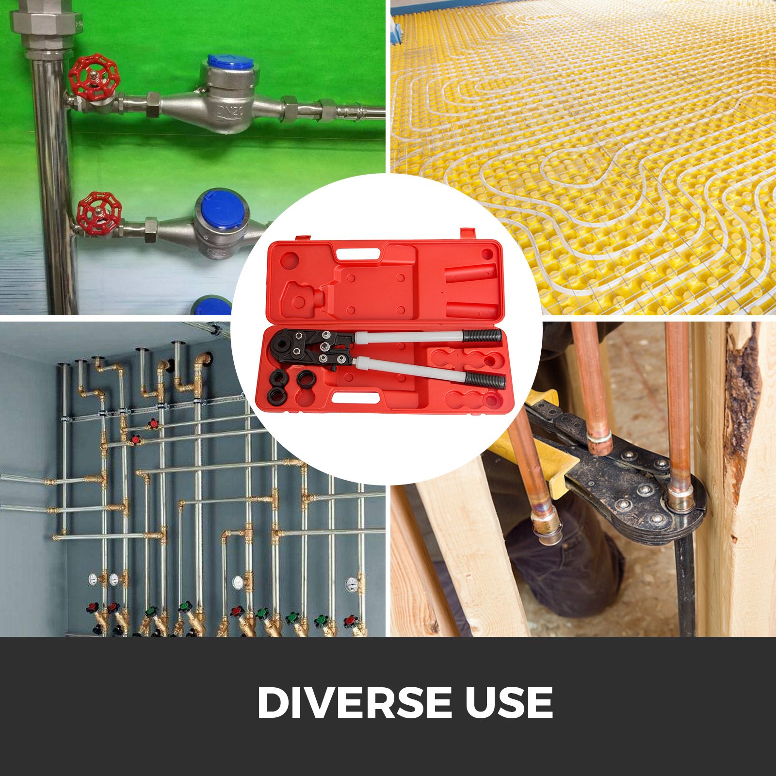 Presszange Th-kontur Rohrpresszange Für Pex-/kupfer-/stahlrohr Th16-32