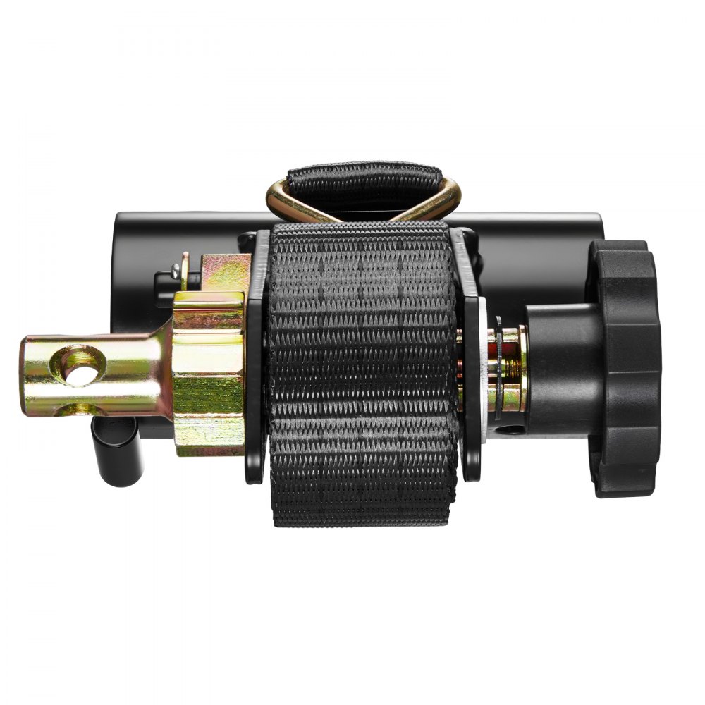 VEVOR Spanngurte für Leitergestell, 47,5–50,8 mm, schwarze Rundrohrbefestigung, 38 mm x 2,25 m, Ratschengurte mit doppelten J-Haken, 226,8 kg Traglast, mit Schnallenverschluss (2er-Pack)