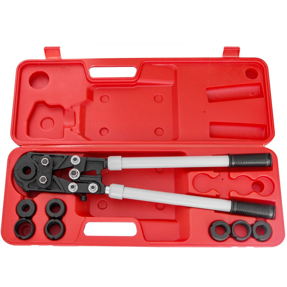 VEVOR Presszange U/TH-Kontur Rohrpresszange für PEX/Kupfer/Verbundrohr U16-32 TH16-32