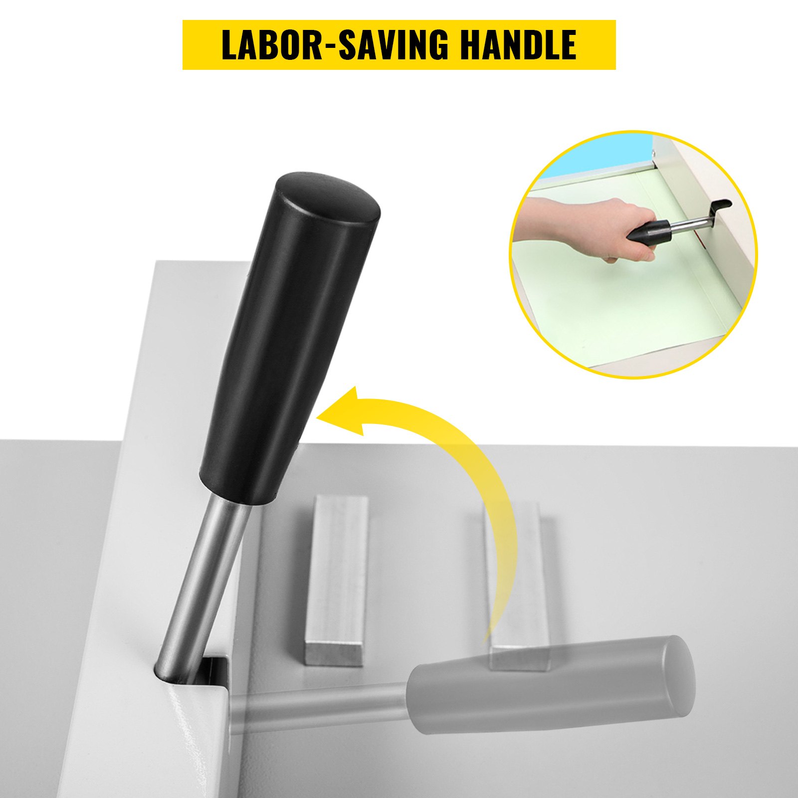 Vevor Manuell Nutmaschine Rillmaschine Rückenstütze Papier Falzmaschine 540 Mm