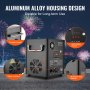 VEVOR 2x Funkenmaschine 500 W Pyrotechnikmaschine Aluminiumlegierung DMX Controller Einstellbar 2–4m Cold Spark Machine 7 min pro Nachladen Ideal für Hochzeit, DJ Show, Partys