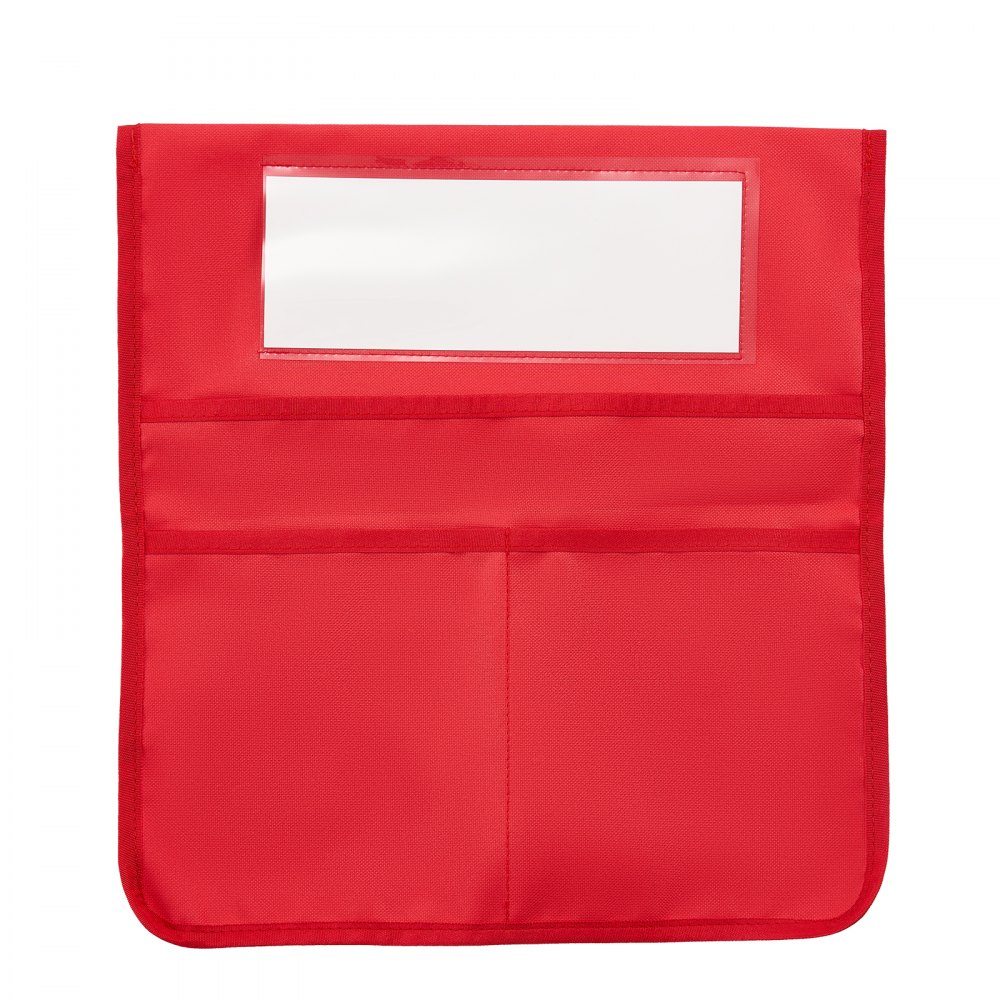 VEVOR Klassenzimmerstuhltasche, 12er-Pack, 43x48 cm, Rückenlehnentasche mit Namensschild, 6 Farben, Stuhlrücken-Organizer für Kinder im Klassenzimmer, Kindergarten, in der Schule & zu Hause