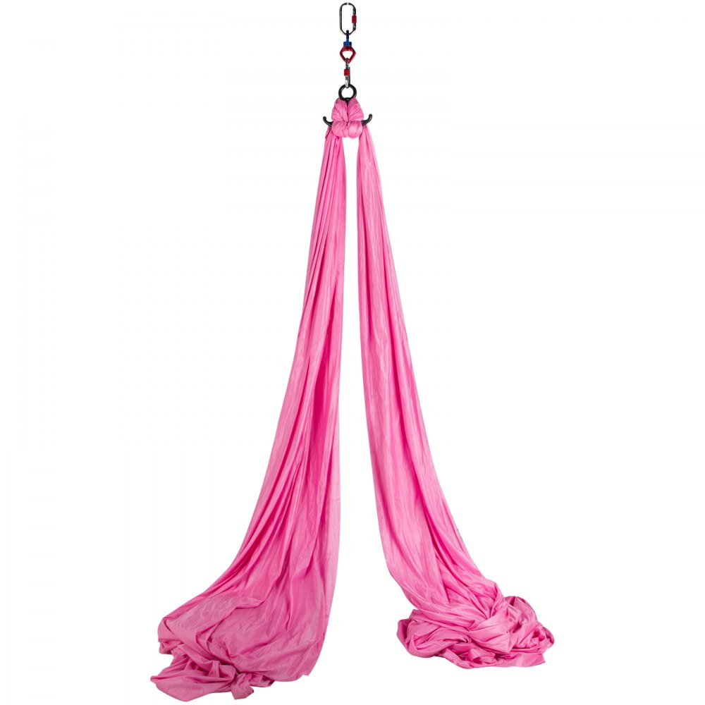 Aerial Silks Fabric Luft Yoga Seidenset Yoga Hängematte Lufttanz Rosa 10x2.8M