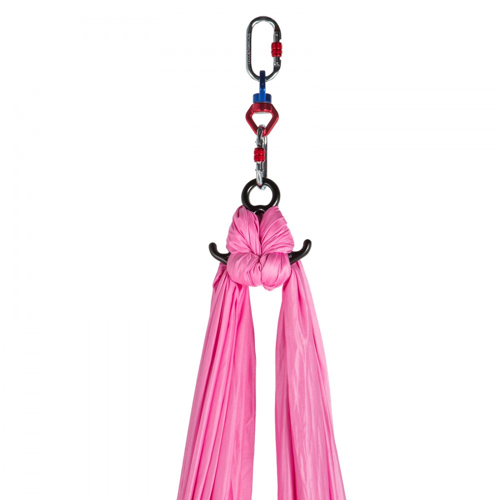 Aerial Silks Fabric Luft Yoga Seidenset Yoga Hängematte Lufttanz Rosa 10x2.8M