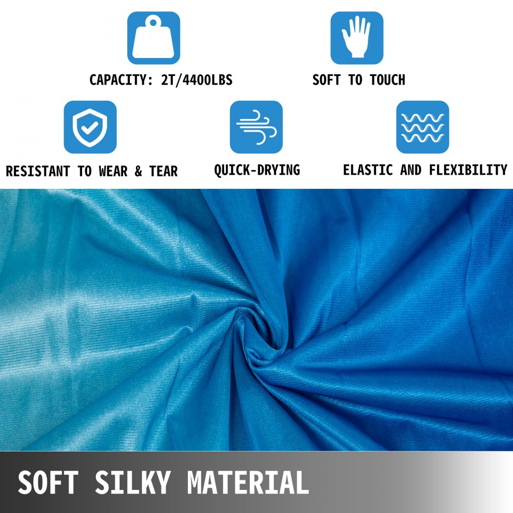 Aerial Silks Fabric Luft Yoga Seidenset Yoga Hängematte Yoga Lufttanz 10x2.8M