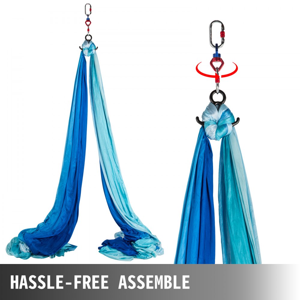 Aerial Silks Fabric Luft Yoga Seidenset Yoga Hängematte Yoga Lufttanz 10x2.8M
