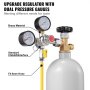 VEVOR CO2-Reglermessgerät Rückschlagventil Fassbier Homebrew CGA320 Regler