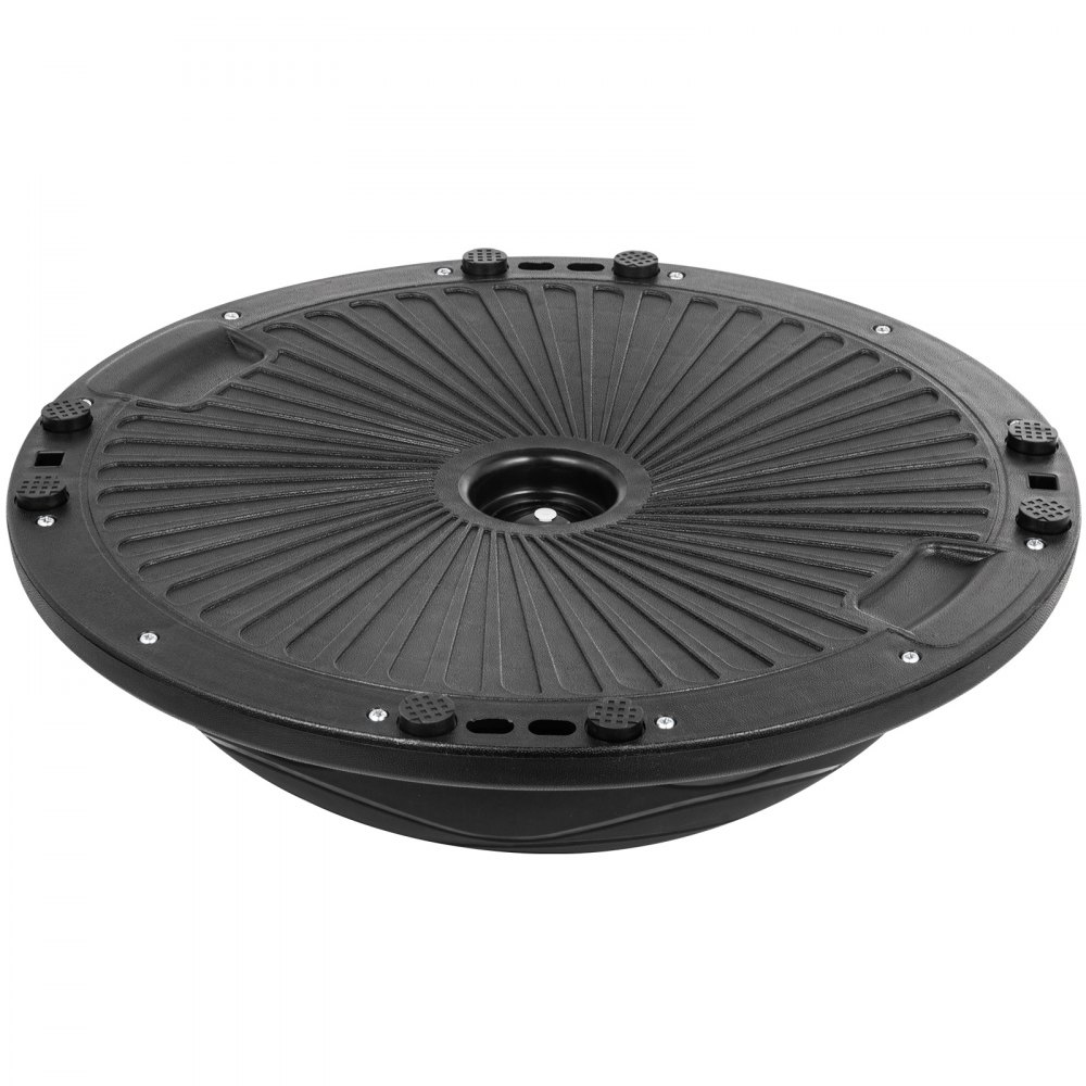 VEVOR Balance Ball Half Ball Balance Trainer Balance Trainer Krafttraining Balance Yoga Belastbarkeit Bis zu 500 KG Balance Bälle Fitness Übung mit Pumpe(Schwarz)