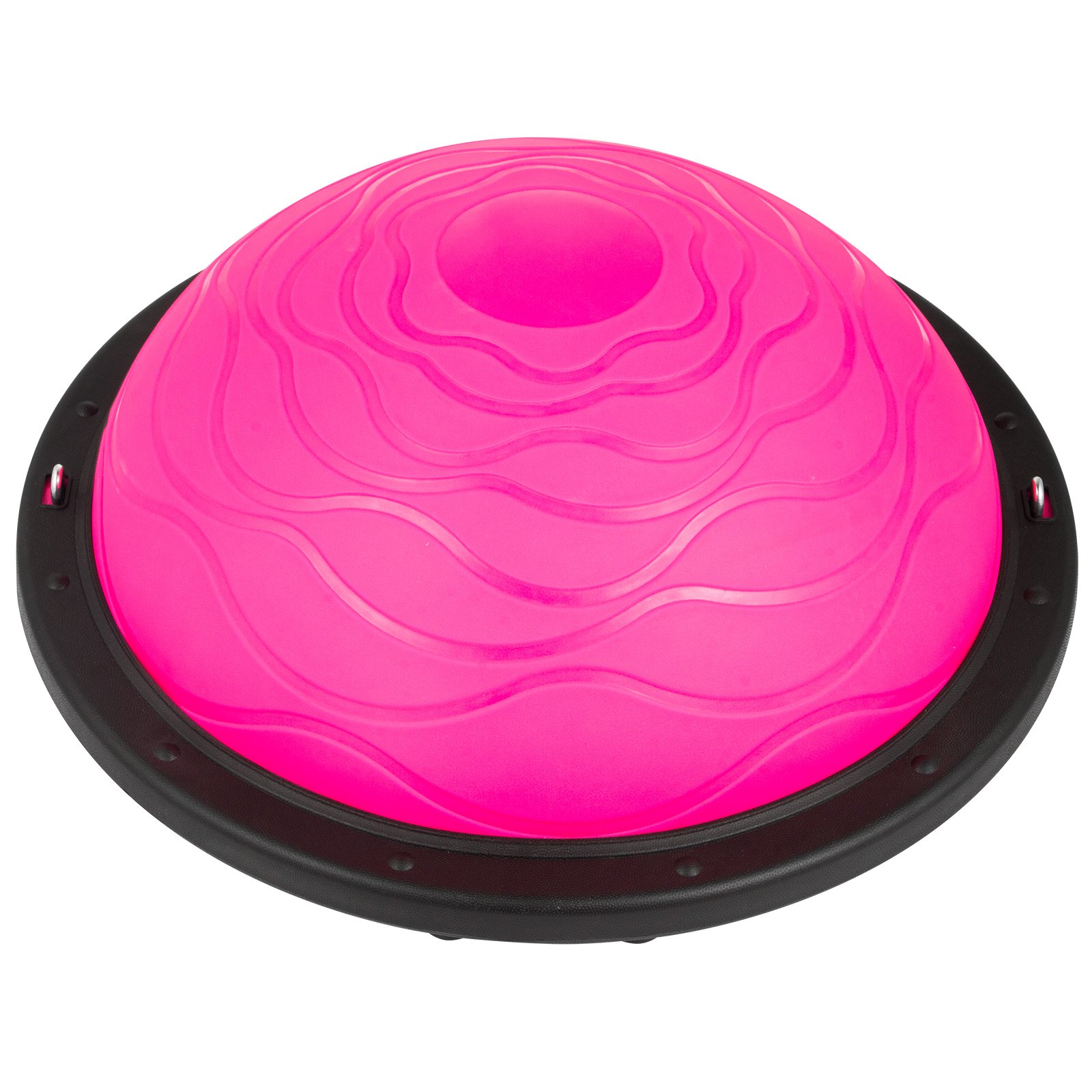 VEVOR Balance Ball Half Ball Balance Trainer Balance Trainer Krafttraining Balance Yoga Belastbarkeit Bis zu 500 KG Balance Bälle Fitness Übung mit Pumpe(Pink)