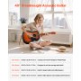 VEVOR Dreadnought Akustik Gitarre 40 in / 1016 mm Anfängerpaket Erwachsene Sunburst