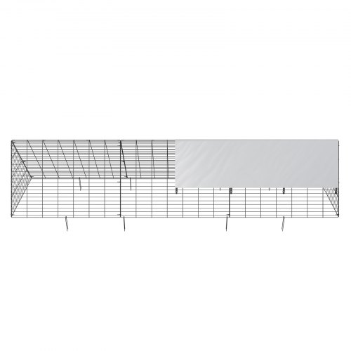 Hühnerstall Hühnerhaus Kleintierstall Freilaufgehege Voliere 220x106x104cm | DE