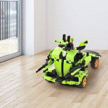 VEVOR STEM Bauspielzeug Kinder 2 in 1 App & Fernbedienung Auto/Roboter 461 PCS