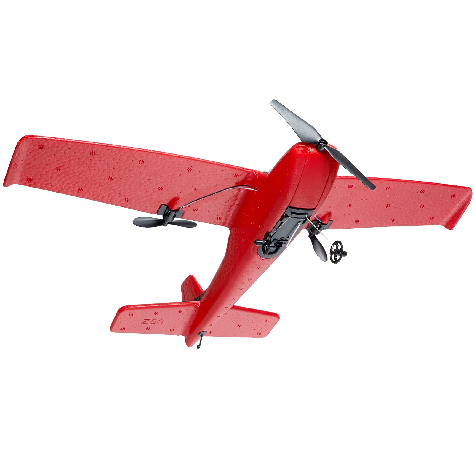 VEVOR RC-Flugzeug, 2,4 GHz 2-Kanal-Fernsteuerungsflugzeug mit 6-Achsen-Gyrostabilisator, flugbereites Flugzeugspielzeug mit 2 Batterien, leicht zu fliegendes RC-Segelflugzeug für Erwachsene, Kinder, Anfänger, Jungen und Mädchen