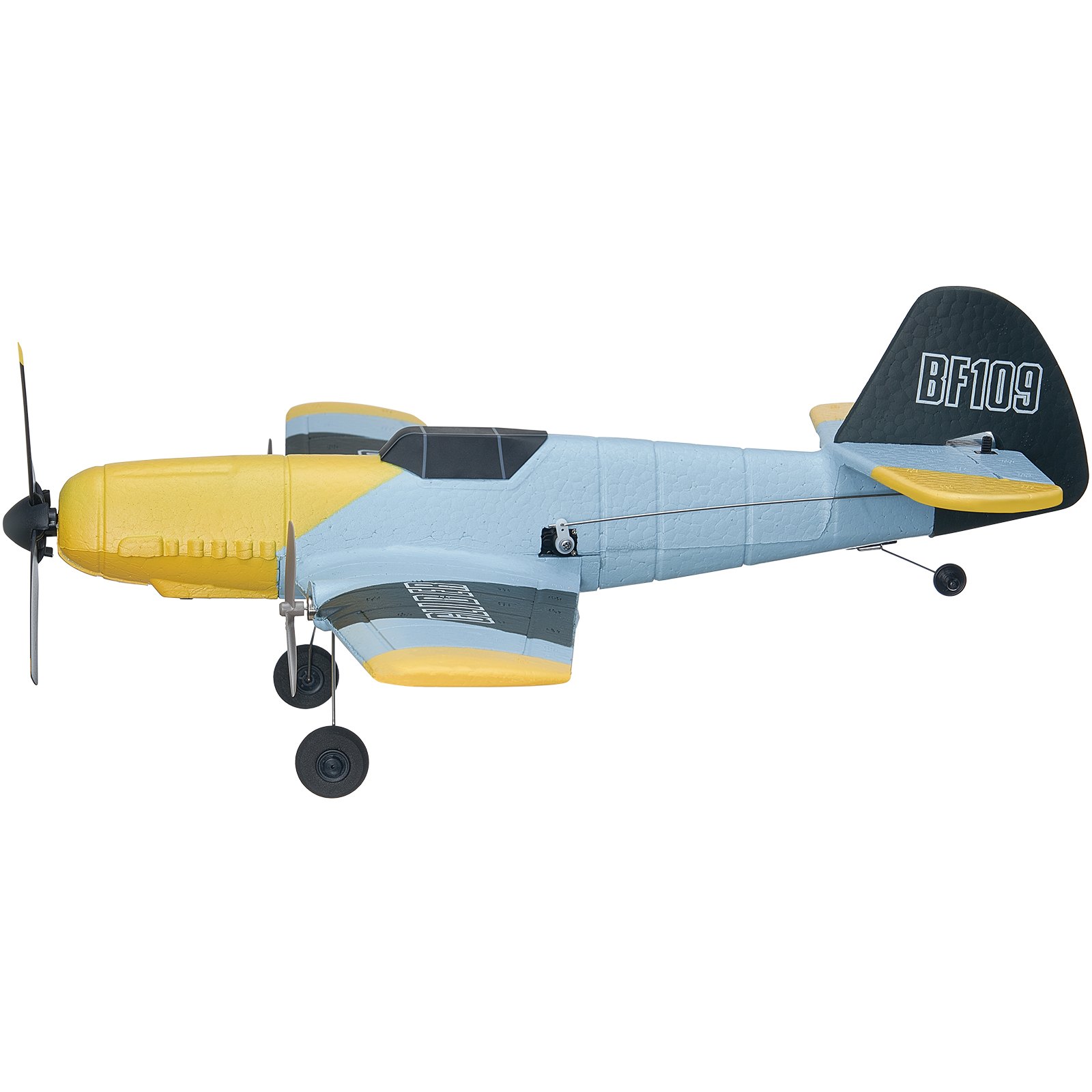 VEVOR RC-Flugzeug, 2,4 GHz 3-Kanal-Fernsteuerungsflugzeug mit 6-Achsen-Gyrostabilisator, flugbereites Kampfflugzeug-Spielzeug mit 2 Batterien, leicht zu fliegendes RC-Segelflugzeug für Erwachsene, Kinder, Anfänger und Jungen
