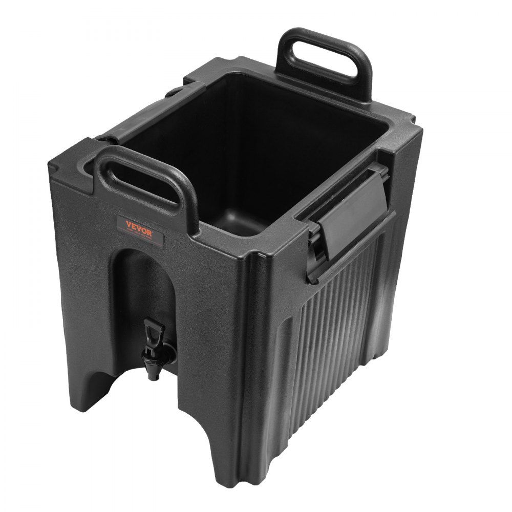 VEVOR Heiß- und Kaltgetränkespender Getränkespender 37,6 L, LDPE Heiß- und Kaltwasserbrunnen Großer Getränkespender mit Zapfen für Kaffee, Kalte Milch, Wasser, Saft usw. Isolierkanne 1-2 Personen