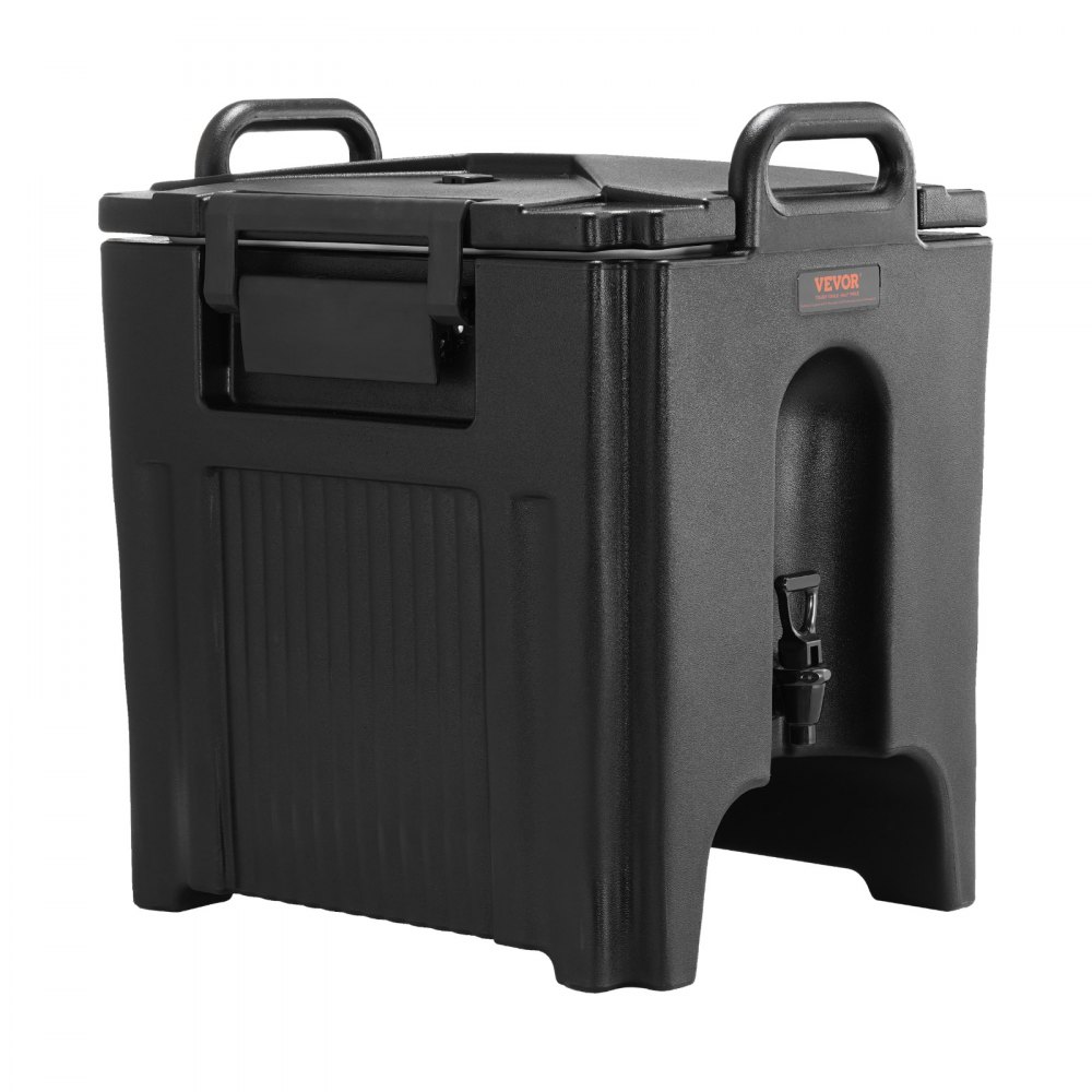 VEVOR Heiß- und Kaltgetränkespender Getränkespender 37,6 L, LDPE Heiß- und Kaltwasserbrunnen Großer Getränkespender mit Zapfen für Kaffee, Kalte Milch, Wasser, Saft usw. Isolierkanne 1-2 Personen