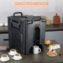 VEVOR Heiß- und Kaltgetränkespender Getränkespender 37,6 L, LDPE Heiß- und Kaltwasserbrunnen Großer Getränkespender mit Zapfen für Kaffee, Kalte Milch, Wasser, Saft usw. Isolierkanne 1-2 Personen