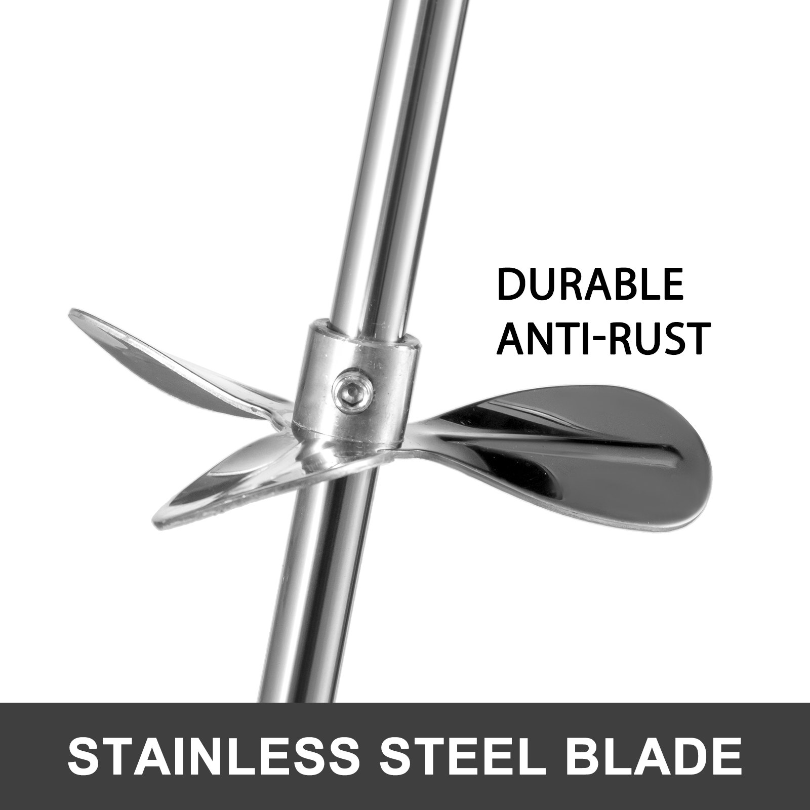 Vevor Rührwerk Mörtelrührer 200 L Farbrührer Handmixer Rührgerät Rührkorb Rührer