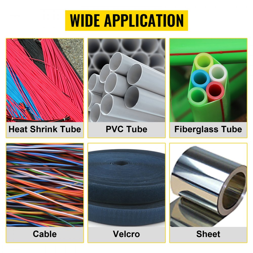 Mophorn YS-100 Schrumpfschlauch-Schlauchschneider 350 W Rohr-Rohr-Schneidemaschine Rohr-PVC-Breite100 MM, Automatischer Kabel-Rohrschneider PVC-Rohrschneider für PVC-Schrumpfschlauch