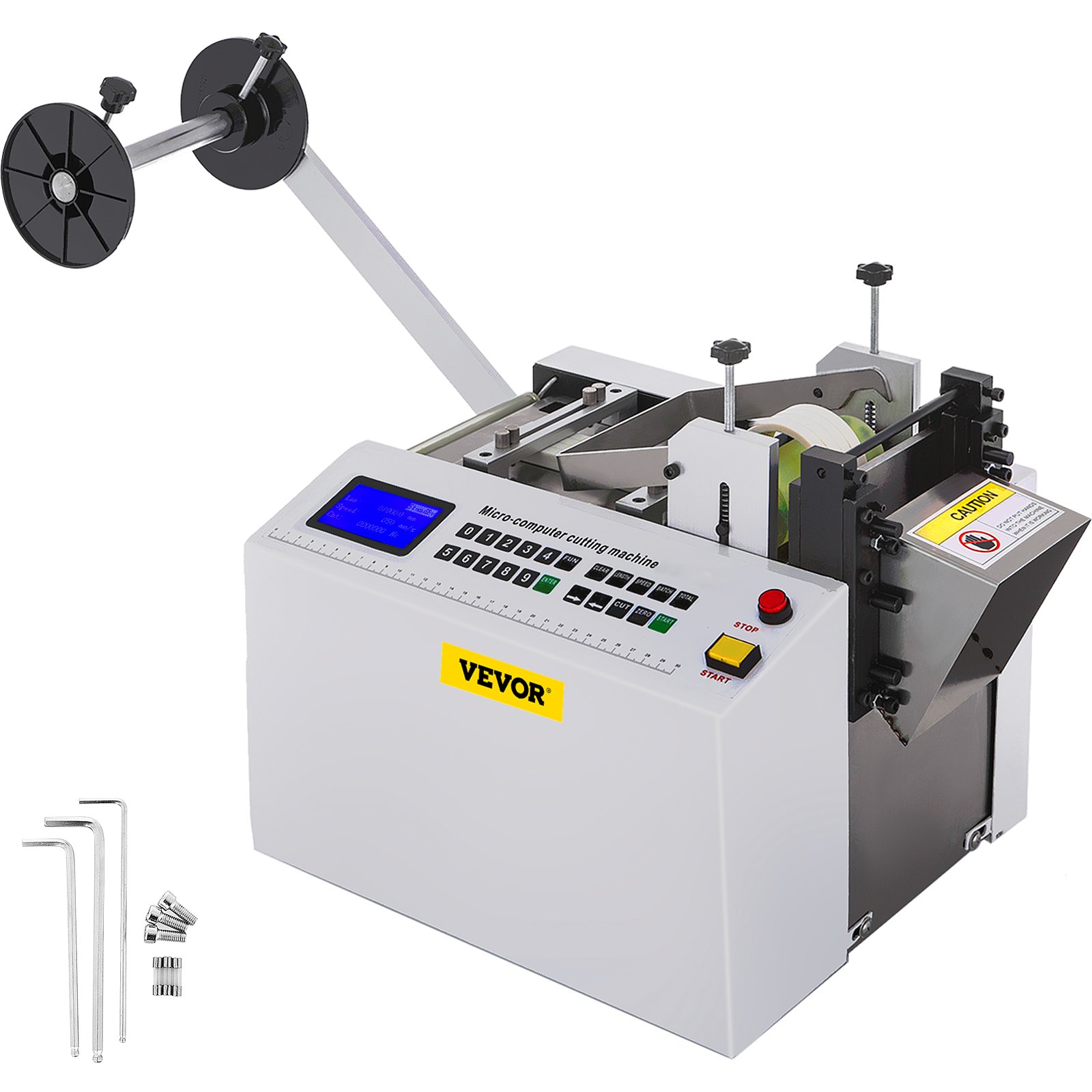 Mophorn YS-100 Heat Shrink Tubing Cutter 350 W Pipe Cutting Machine for 100 mm PVC Pipe Width, Automatic Cable and Pipe Cutter, PVC Pipe Cutter for PVC Heat Shrink Tubing