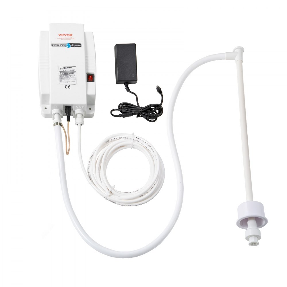 VEVOR-Pumpsystem für Flaschenwasserspender, 5-Gallonen-Spendersystem, automatischer elektrischer Wasserspender, Wasserkrugpumpe mit Einzeleinlass, kompatibel mit Kaffee-/Teemaschinen, Kühlschränken