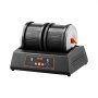 VEVOR Steinpoliermaschine Doppeltrommel-Steinpoliermaschine 9 Geschwindigkeitsstufen, 9-Tage-Poliertimer Steinpolierer Direktantriebsmotor 35 dB leiser Rotationspolierer schwarz